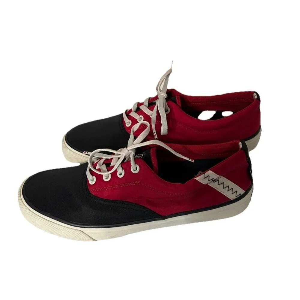 Sperry Striper II Bionic CVO SNEAKERS Shoes Nylon Men's Size 9 Red Navy